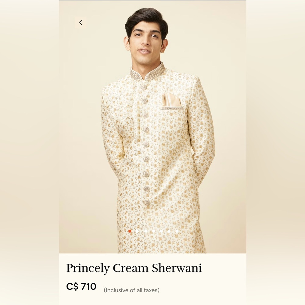 Mohey Silk Garment Sherwani